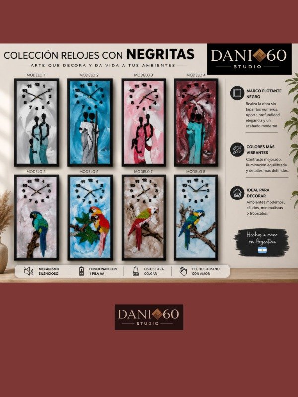 Producto - Reloj Decorativo Negritas Colección Premium