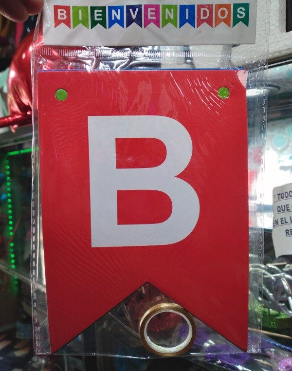 Producto - BANDERIN BIENVENIDO/A 3.00 M.