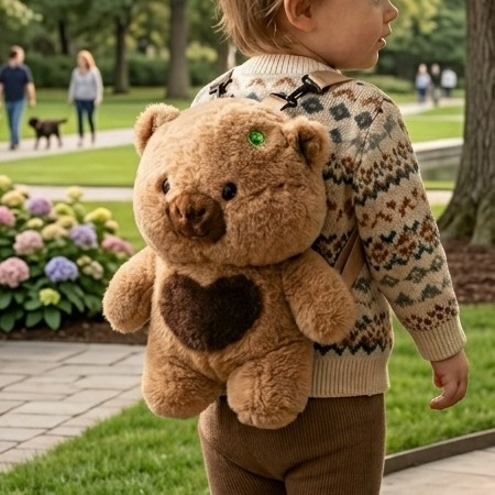 Producto - MINI MOCHILA DE PELUCHE CAPYOSO 30CM