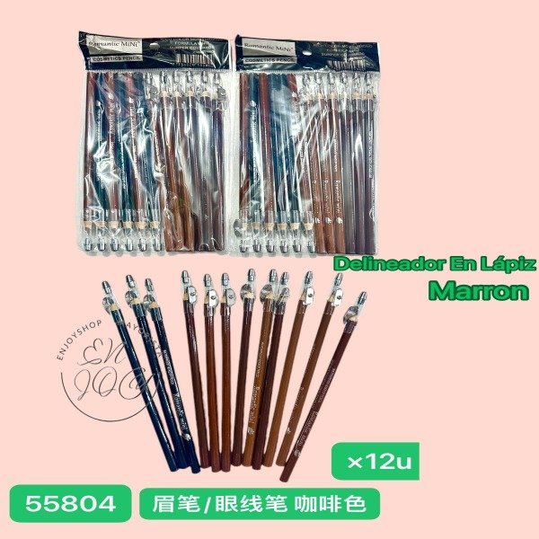 Producto - LAPIZ DELINEADOR OJO CEJA MARRON PACK X12u 55804