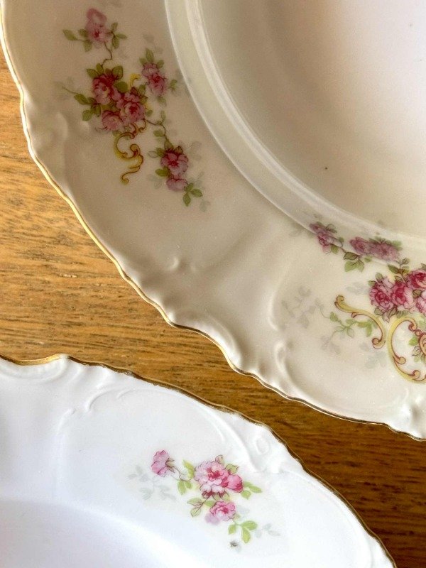Producto - 10 Platos playos de porcelana Tienda San Juan