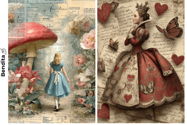 Producto - Bendita Plancha 353 Alicia y la Reina de corazones