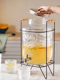 Producto - DISPENSER DE JUGO AGUA CUADRADO DE VIDRIO FRASCO CON BASE METALICA 4 LTS - 2