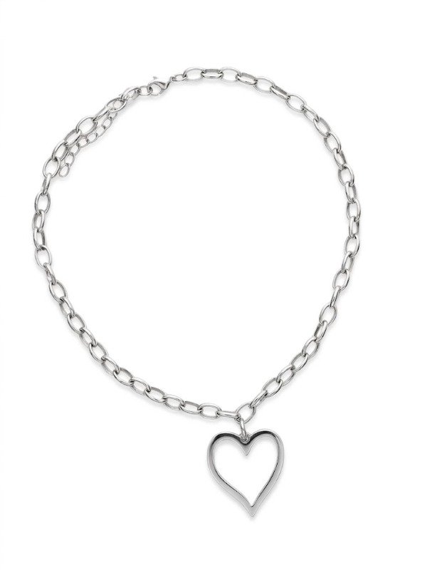 Producto - Cadena Corazón Plateada
