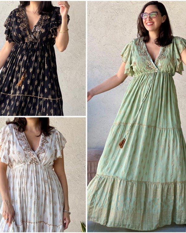 Producto - Folk Mariposa con Lurex S a L