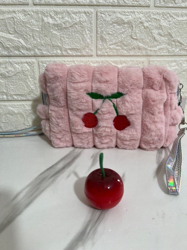 Producto - Nececer / Cartuchera Peluchito con Cerezas - 1