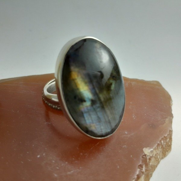 Producto - Anillo de alpaca con Labradorita - 1