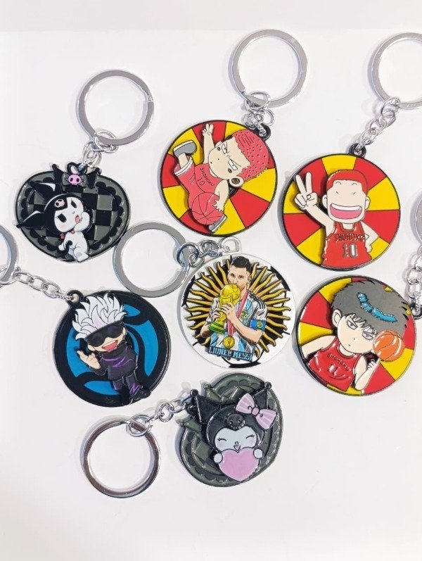 Producto - Llaveros Spinner Dragon Ball y Slam Dunk - Ingrese para elegir