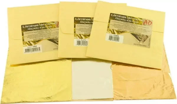 Producto - Laminas Metálicas (dorado a la hoja)