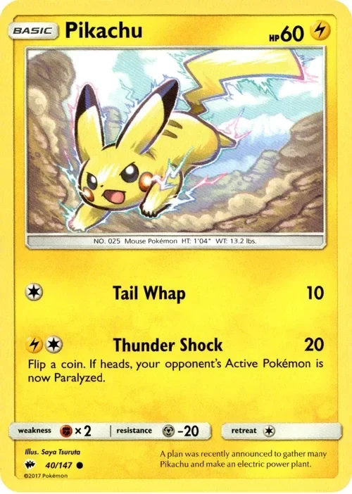 Producto - Pikachu - 40/147 - Burning Shadows