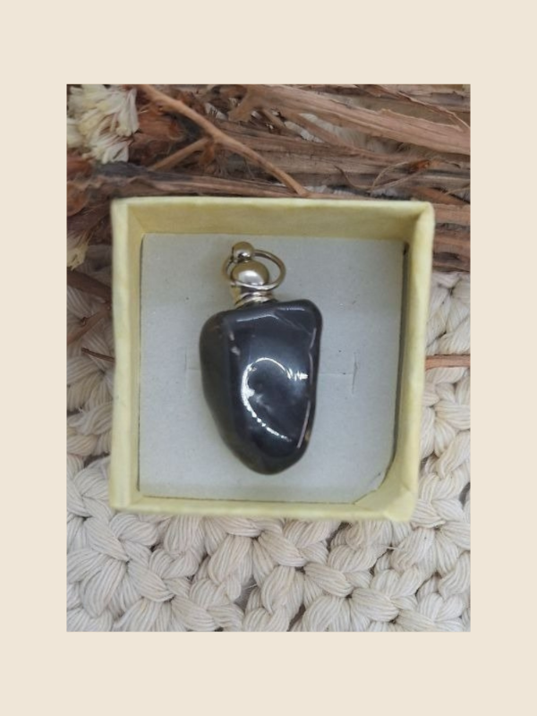 Producto - Dije rolado "Obsidiana" I