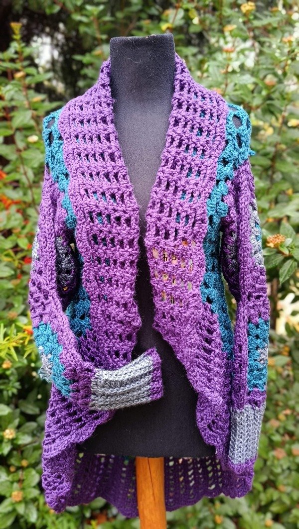 Producto - Saco Circular violeta