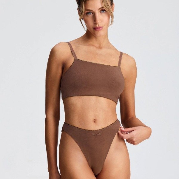 Producto - Art. 2424 - BRIGITTE - Conjunto Sin Taza de Algodón con Colaless COFFE