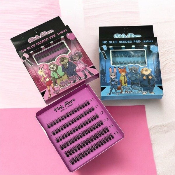 Producto - C-1974 PESTAÑAS POR GRUPO ZOOTOPIA  PINK ALLURE X1U