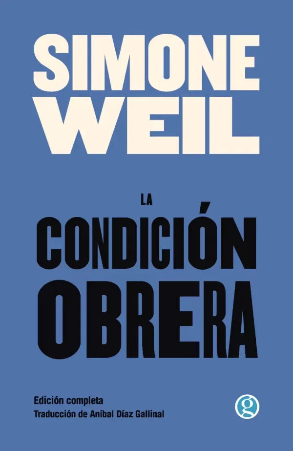 Producto - La condición obrera (G) - Simone Weil