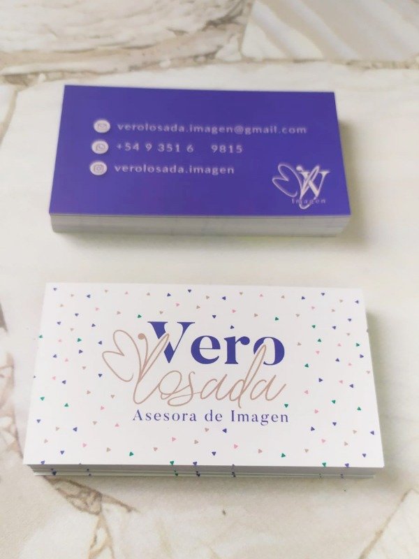 Producto - [Offset] Tarjetas Personales - Frente y dorso color Opp Mate - 4