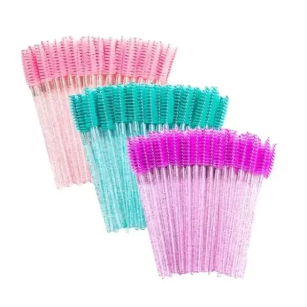 Producto - Cepillos para Pestañas Glitter x 50pcs - Colores Surtidos
