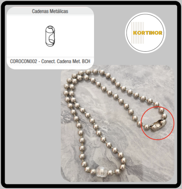 Producto - Tope-Unión Cadena