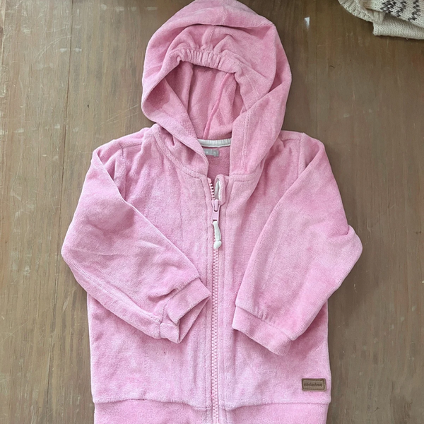 Producto - Campera Mimo Plush Rosa 12M