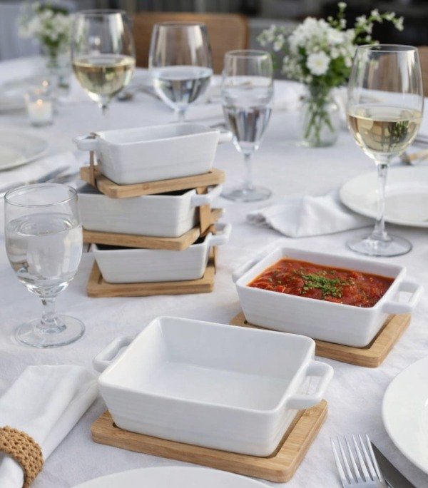 Producto - Fuente Individual con base Bambú