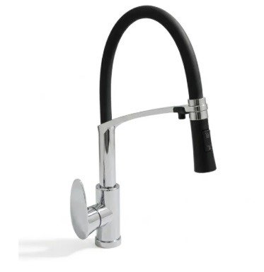 Producto - COCINA MESADA ABS DOHA CROMADA CON VOLANTE Y ROCIADOR - 6252