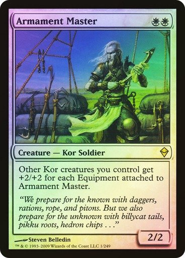 Producto - Armament Master Foil  Zendikar