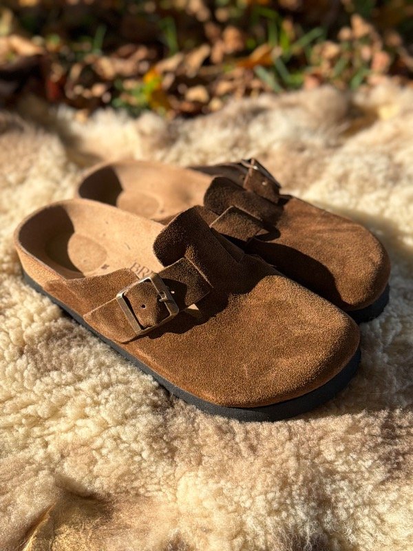 Producto - Zuecos cuero tostado