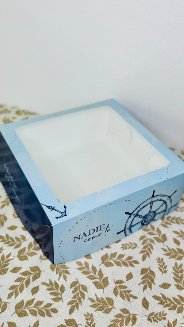 Producto - Caja bento multiuso con visor Dia del padre 22x22x9 - 0