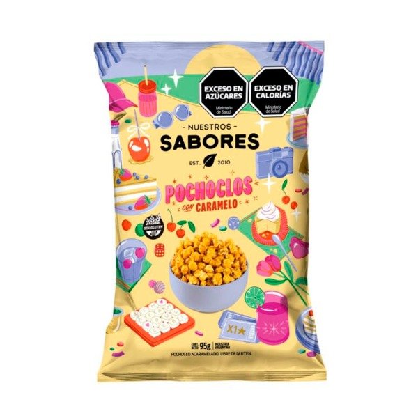 Producto - Pochoclos con Caramelo x 95g NUESTROS SABORES