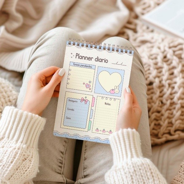 Producto - Planner semanal Kawaii: archivo digital