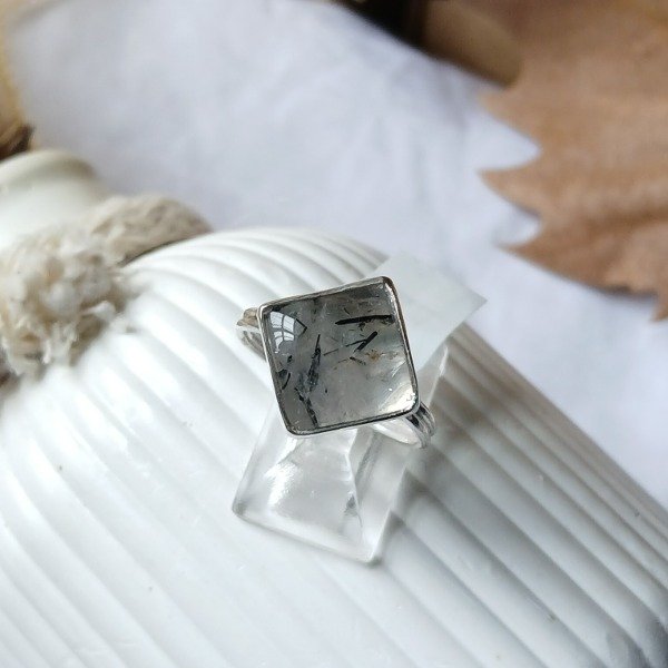 Producto - Anillo cuarzo turmalinado n18