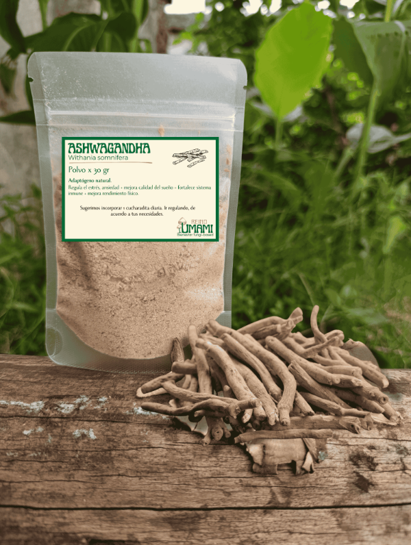 Producto - ASHWAGANDHA - polvo 30 gr
