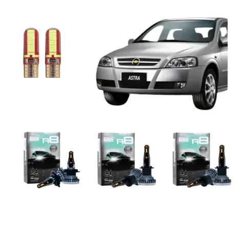 Producto - Kit Cree Led R8 Luz Baja Alta Y Antiniebla Chevrolet Astra