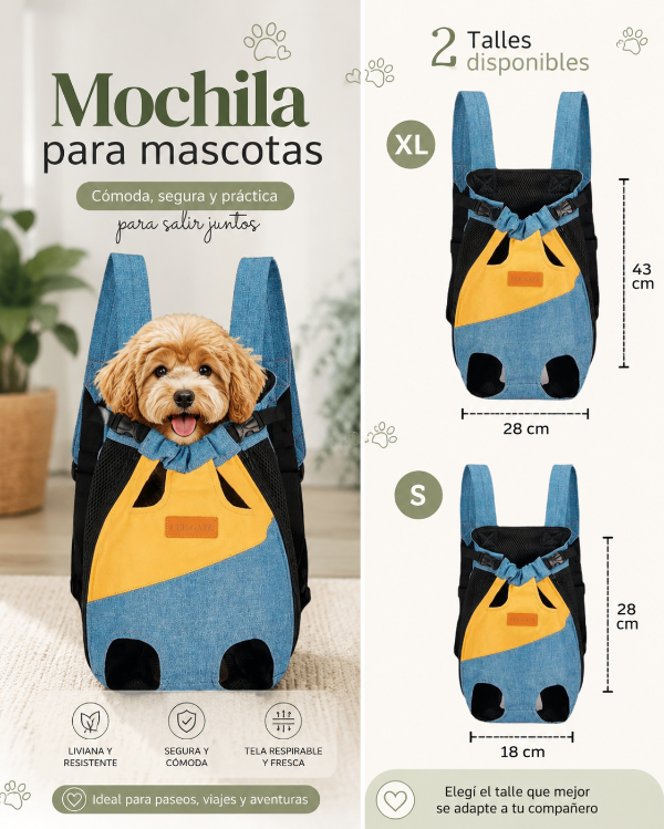 Producto - MOCHILA PARA MASCOTAS - 2