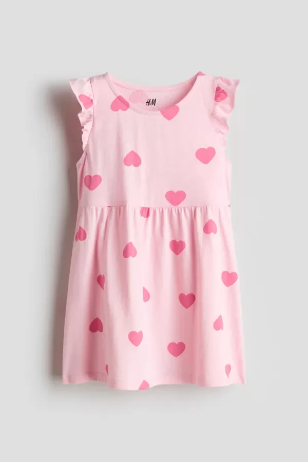 Producto - Vestido HyM corazones rosa volados - 0