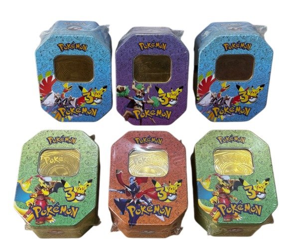 Producto - NO.3Latas XL cartas Pokémon 18cm