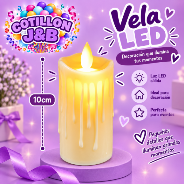 Producto - vela derretida led