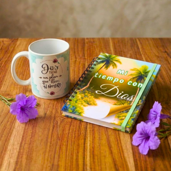 Producto - Diario Devocional + Taza personalizada - 2