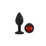 Producto - Plug "gema roja" anal - silicona