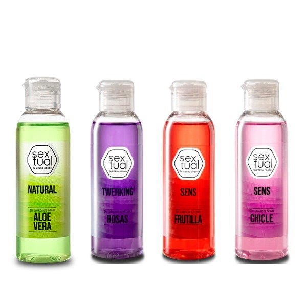 Producto - Combo Sextual 80 ml x4 (aloe/anal/frutilla/chicle)