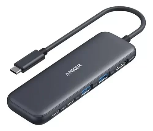 Producto - Anker Hub Usb C Adaptador Usb Tipo C 5 Puertos Hdmi Pd 100w Cor Cinza-oscuro