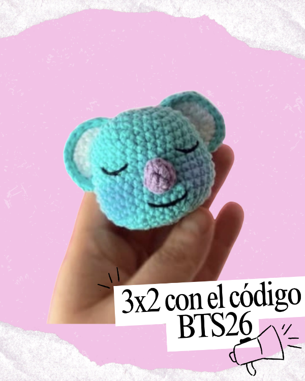 Producto - Accesorio llavero Koya - BTS - Bt21- Muñeco tejido - 0