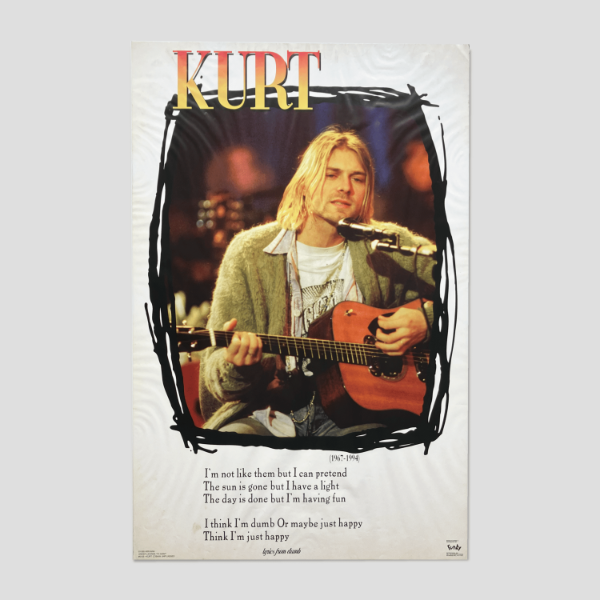 Producto - Poster Kurt Cobain "Dumb" (1995)
