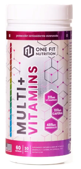 Producto - Multivitamínico One Fit Nutrition con Cafeína
