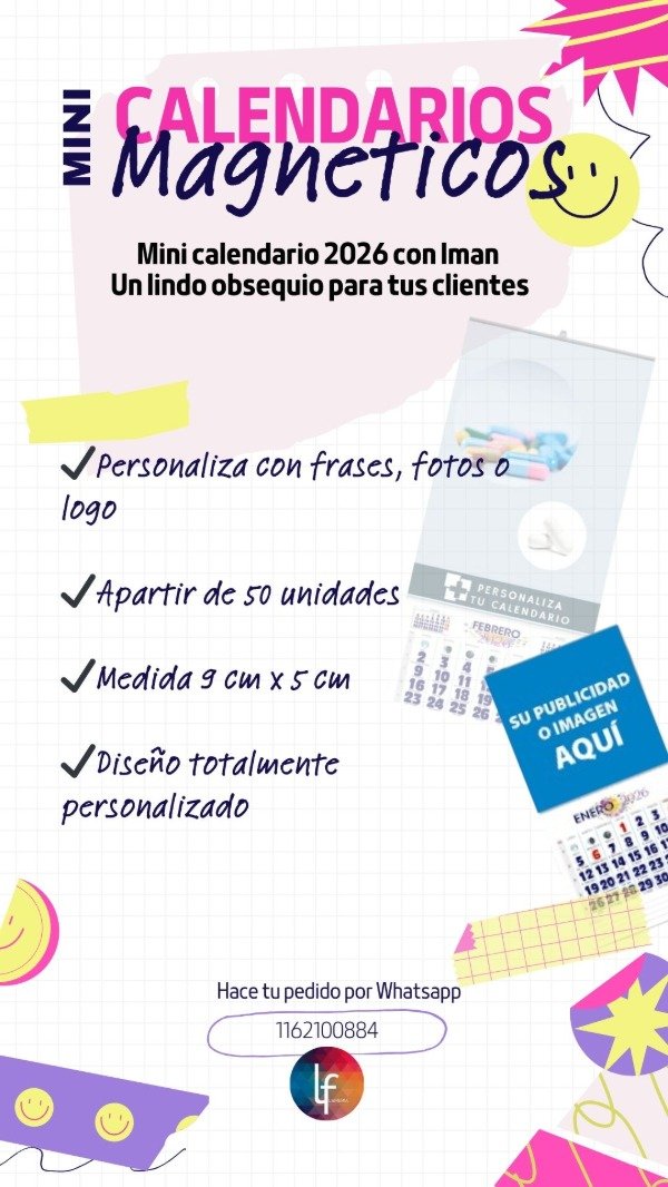 Producto - Calendario 2026 50 unidades