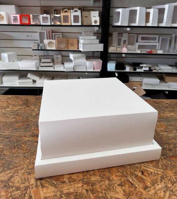 Producto - CAJA PARA TORTA TAPA SEPARADA - COD.1620  medida 31x15x31