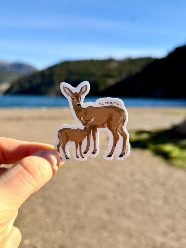 Producto - Sticker vinilo glitter MAMÁ HUEMUL