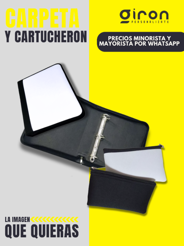 Producto - CARPETA + CARTUCHERA NEOPREN