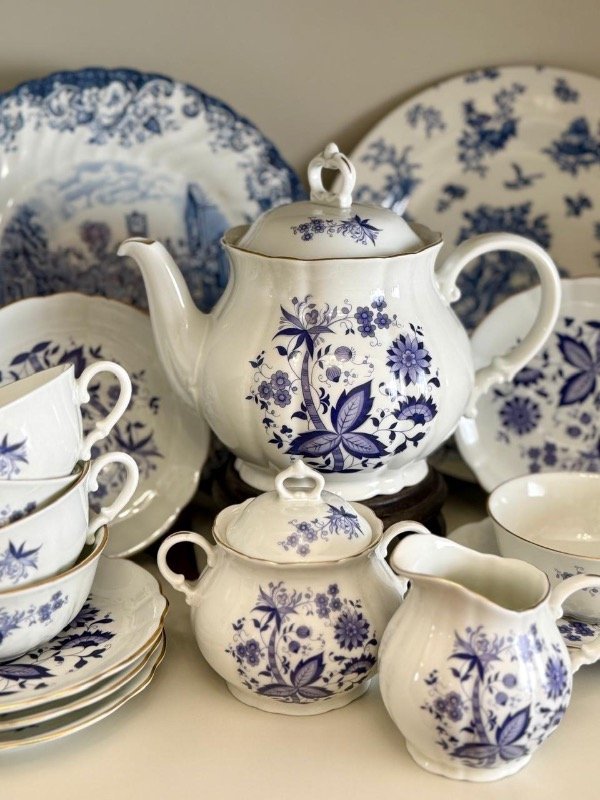Producto - Juego de té Azul Verbano
