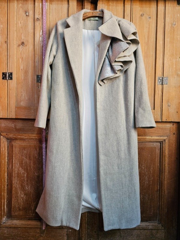 Producto - Tapado Justa Petra Gris t.3